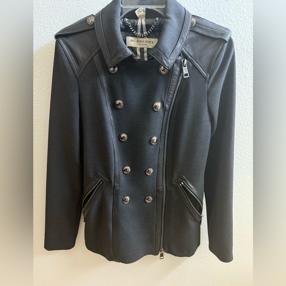 Burberry Jacket Lightly used, great condition Dark Grey